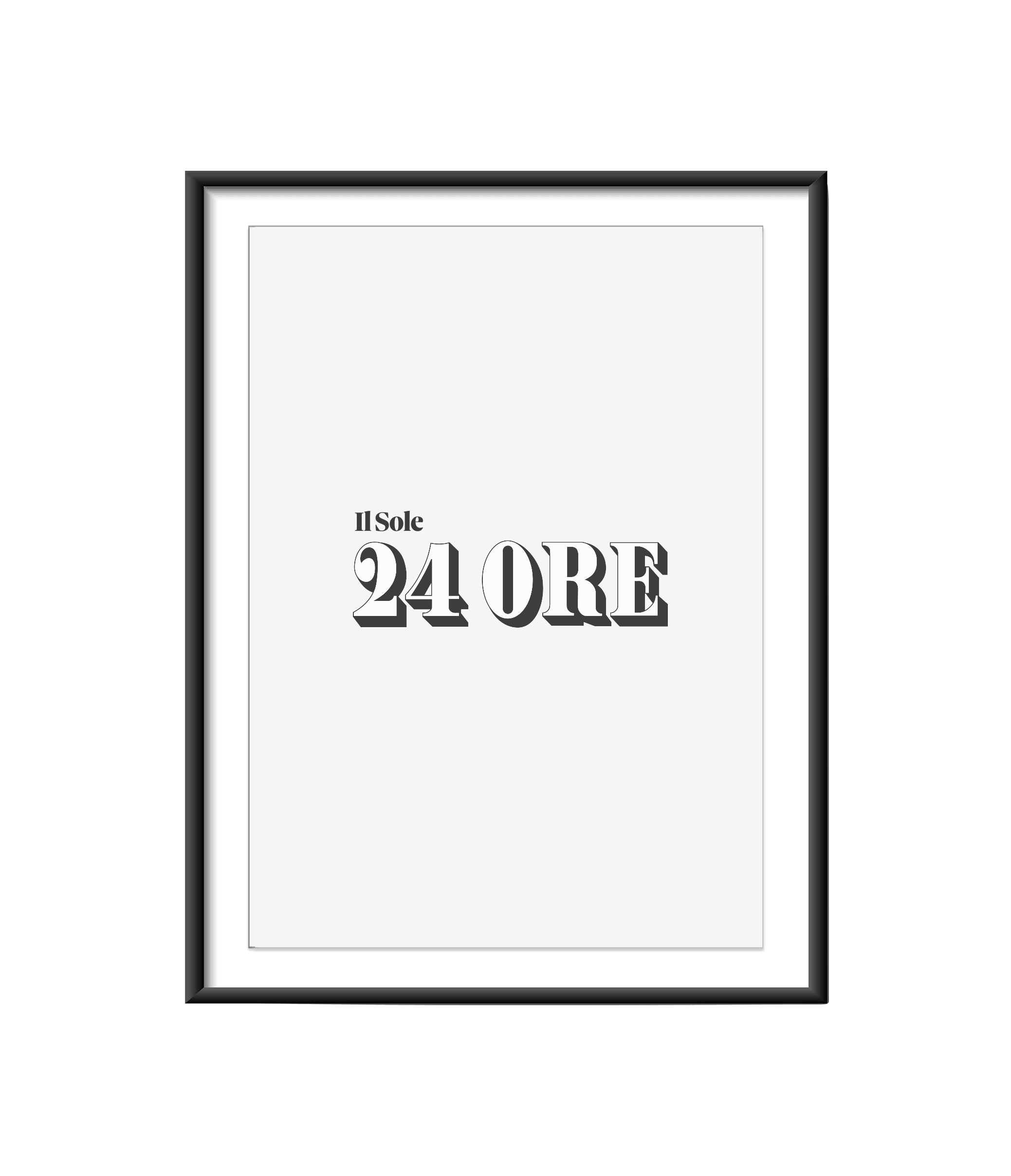 POSTER LOGO IL SOLE 24 ORE