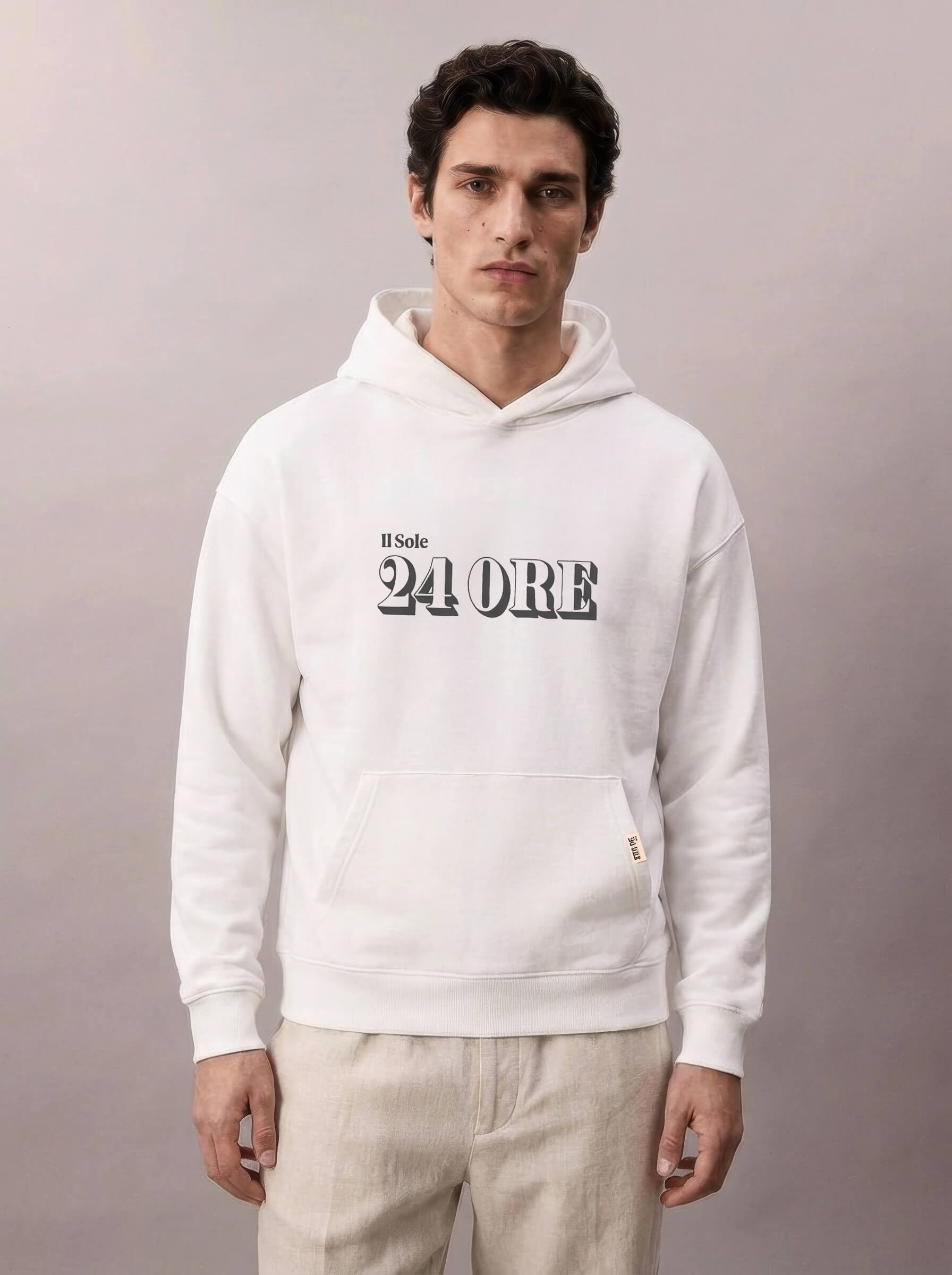 FELPA CAPPUCCIO LOGO IL SOLE 24 ORE